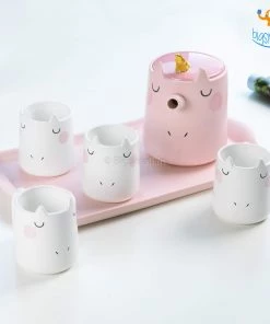 AmyLi Unicorn Teapot Set - 6 Pc