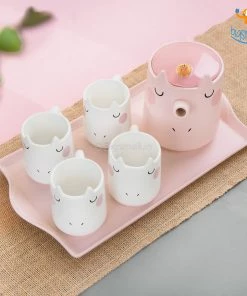 AmyLi Unicorn Teapot Set - 6 Pc