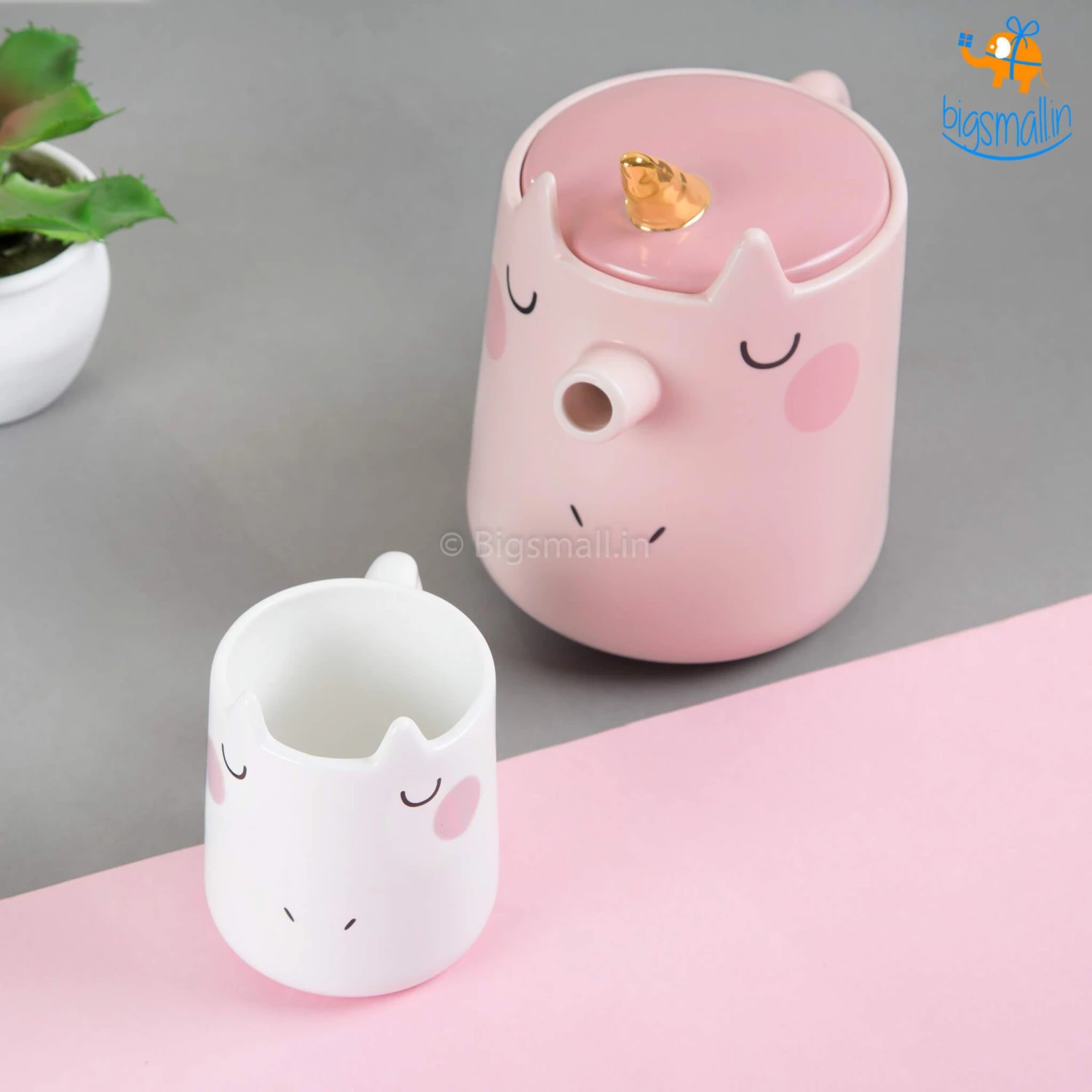 AmyLi Unicorn Teapot Set - 6 Pc