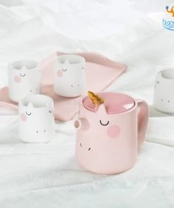 AmyLi Unicorn Teapot Set - 6 Pc