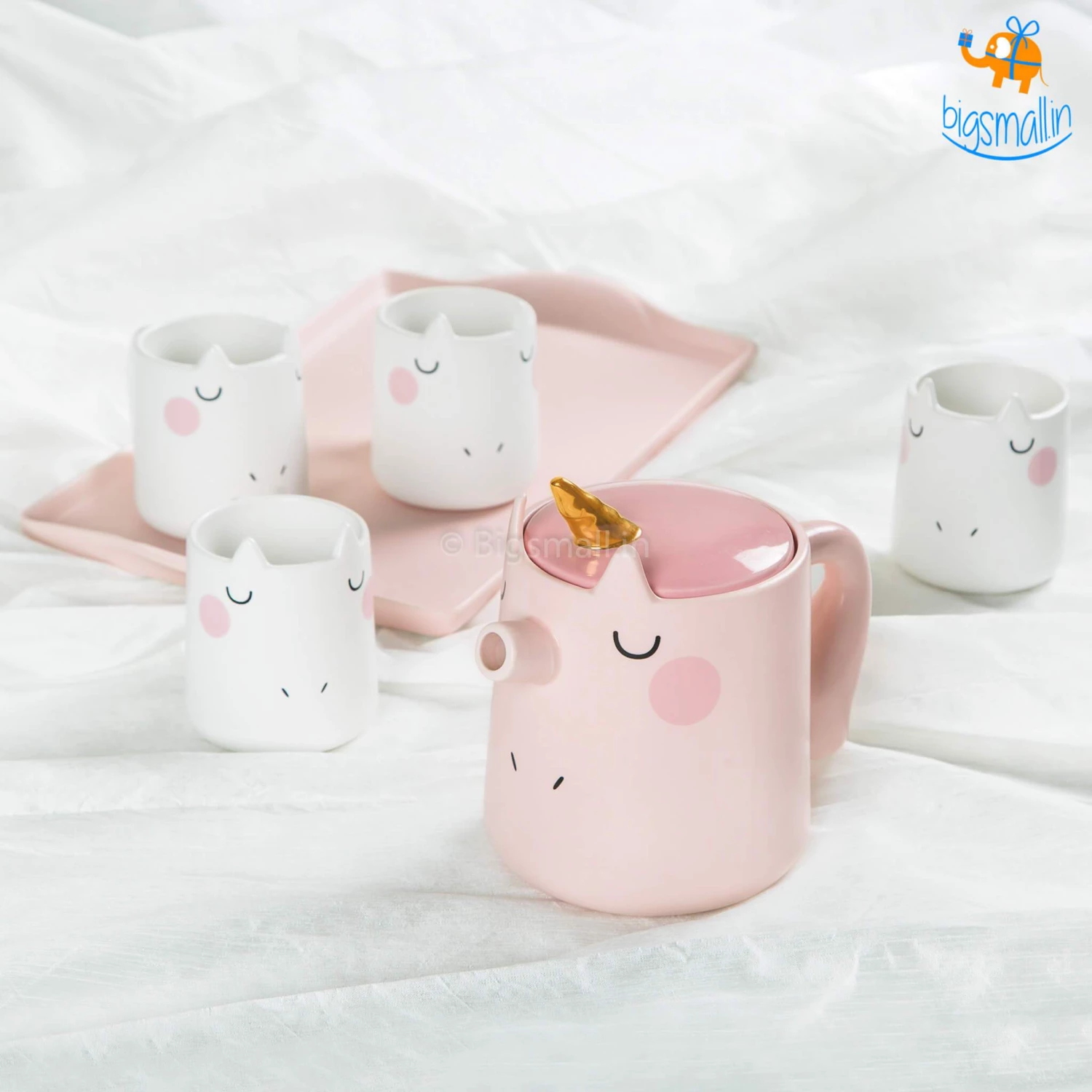 AmyLi Unicorn Teapot Set - 6 Pc