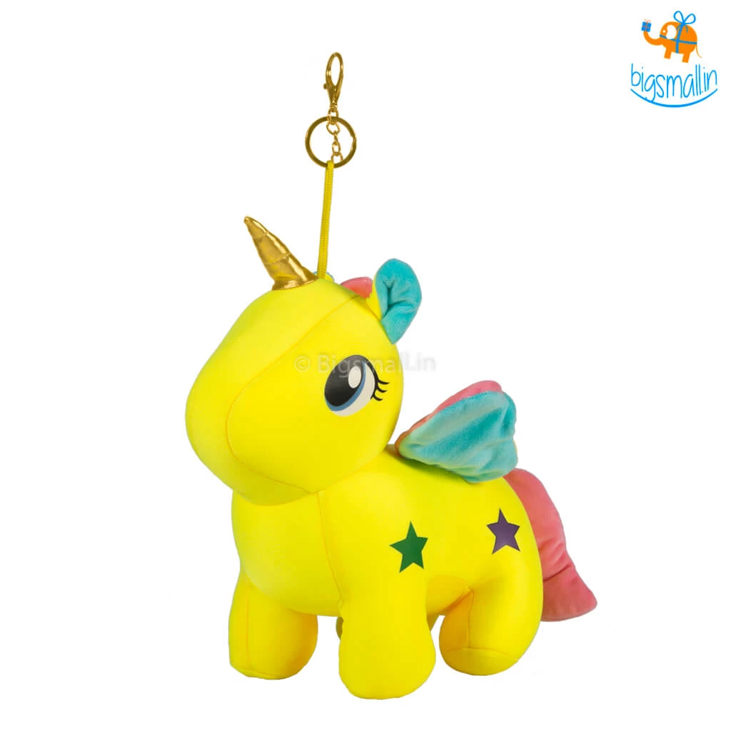 Bigsmall_hmk Unicorn Plush Toy With Clasp Holder All Of It