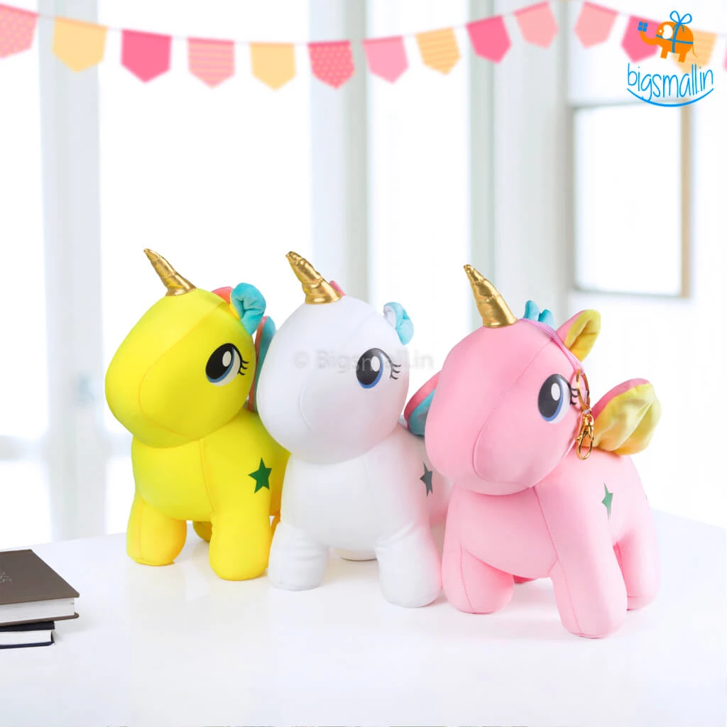 Bigsmall_hmk Unicorn Plush Toy With Clasp Holder All Of It