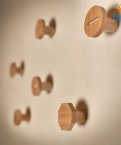 Unisoul Minimal Wooden Wall Knobs