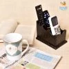 Unisoul Wooden Remote Control Organizer