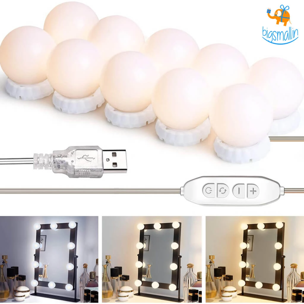 Bigsmall_hmk Vanity Mirror LED Bulb Shaped Lights