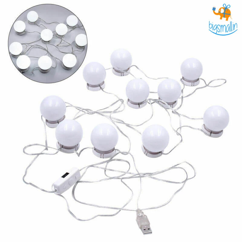 Bigsmall_hmk Vanity Mirror LED Bulb Shaped Lights