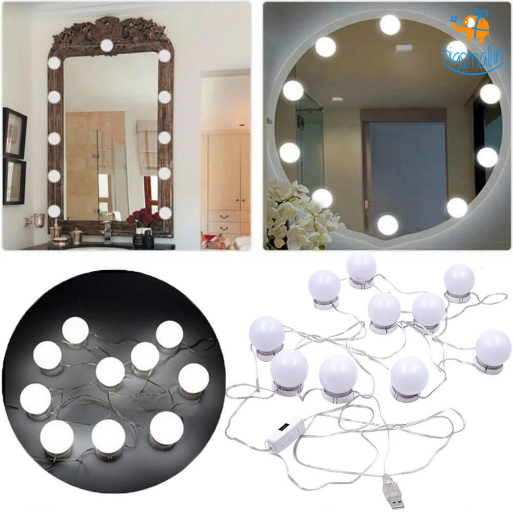 Bigsmall_hmk Vanity Mirror LED Bulb Shaped Lights
