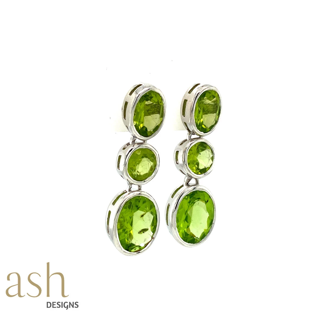 Ash Designs Vera Peridot Dangle Earrings All Of It