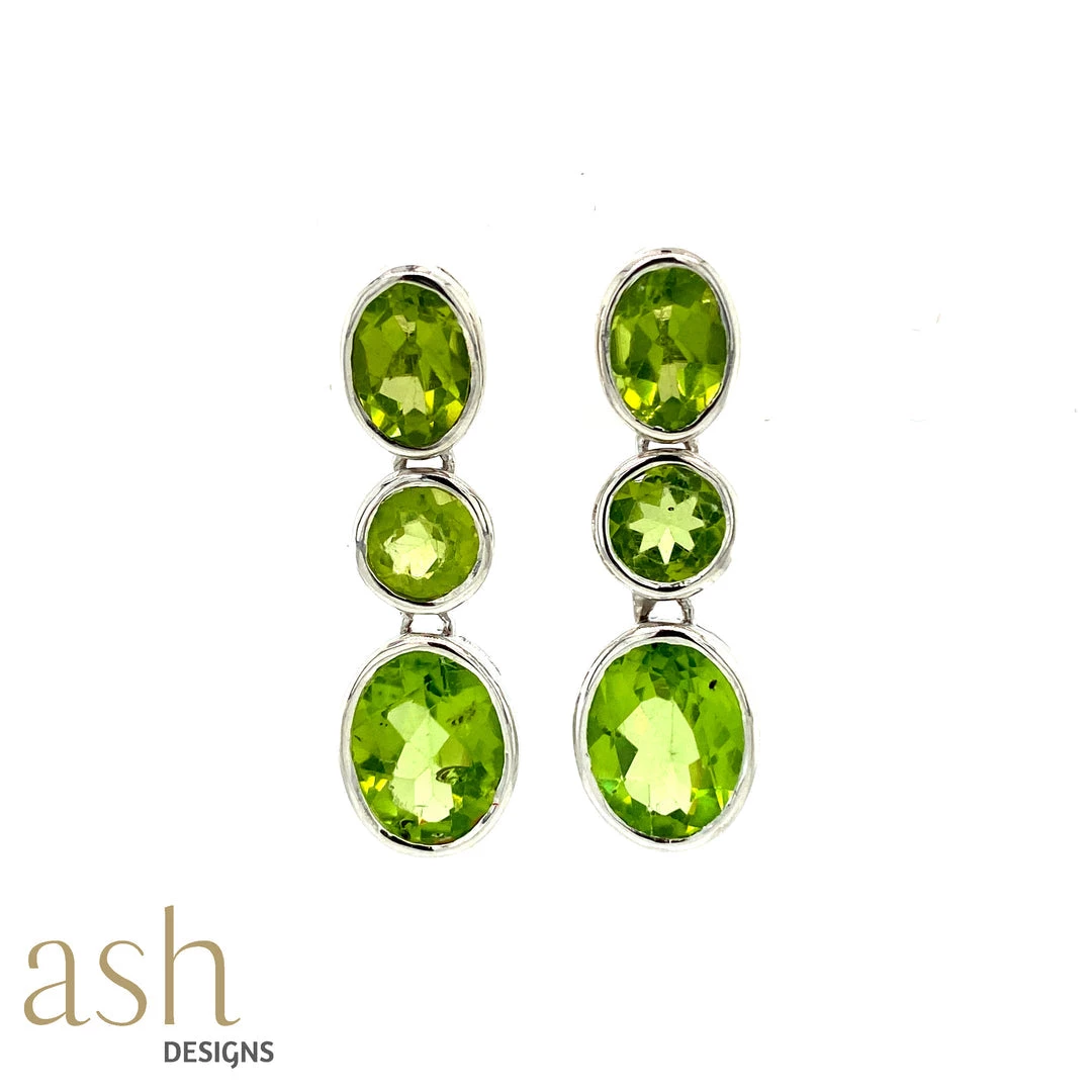 Ash Designs Vera Peridot Dangle Earrings All Of It