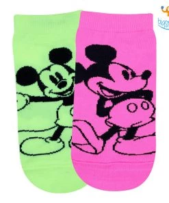Balenzia All Of It Vibrant Mickey Ankle Socks - Pack Of 2