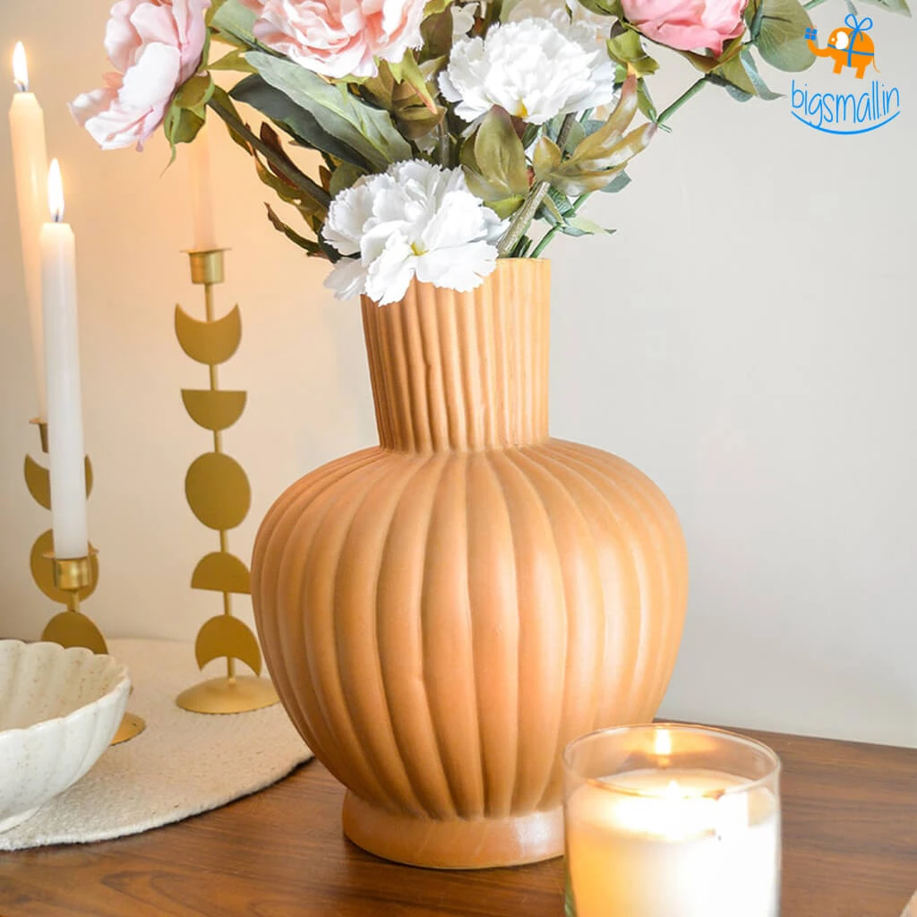 Hollyhock All Of It Victorian Ceramic Vase