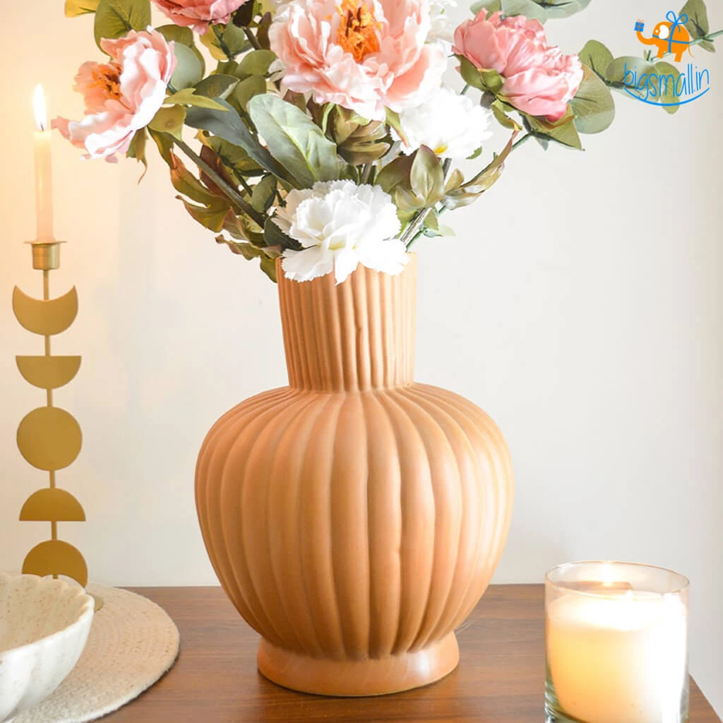 Hollyhock All Of It Victorian Ceramic Vase