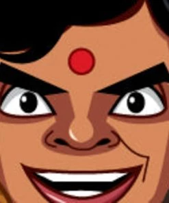 Graphicurry Villains Of Indian Cinema Laminated Poster