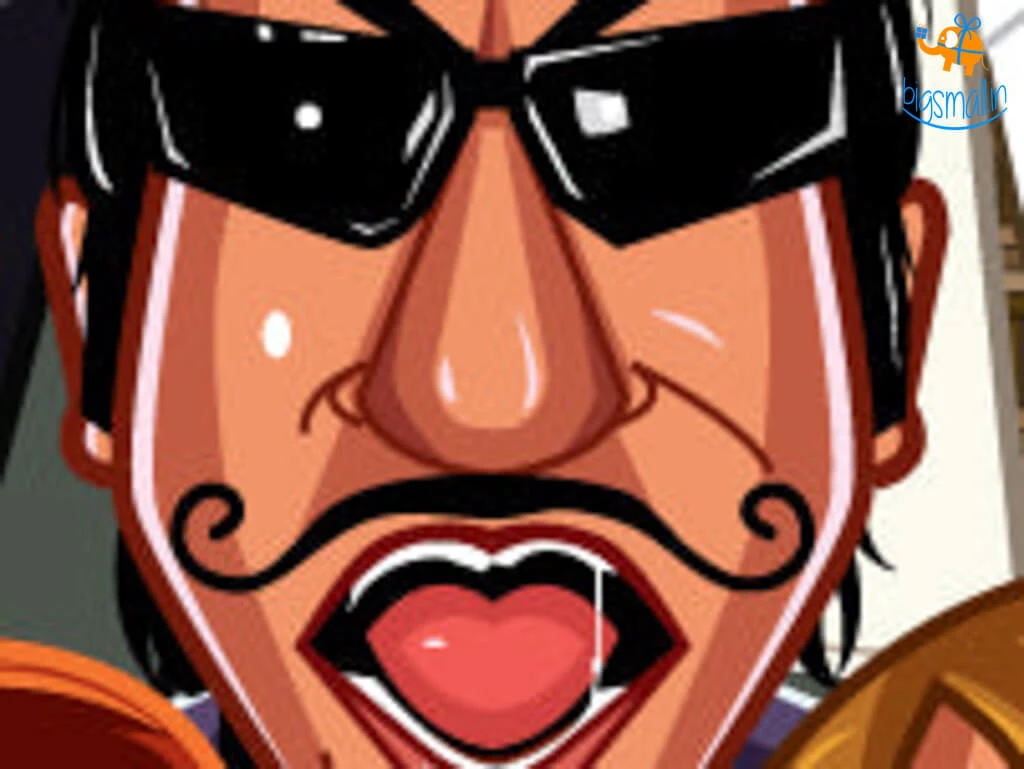 Graphicurry Villains Of Indian Cinema Laminated Poster