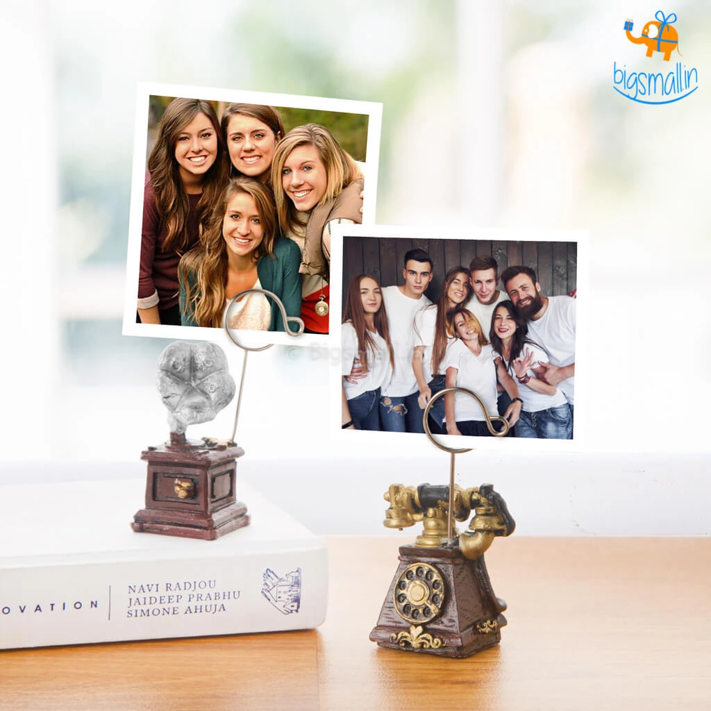 Bigsmall_hmk Vintage Photo Holders - Set Of 5 Father's Day