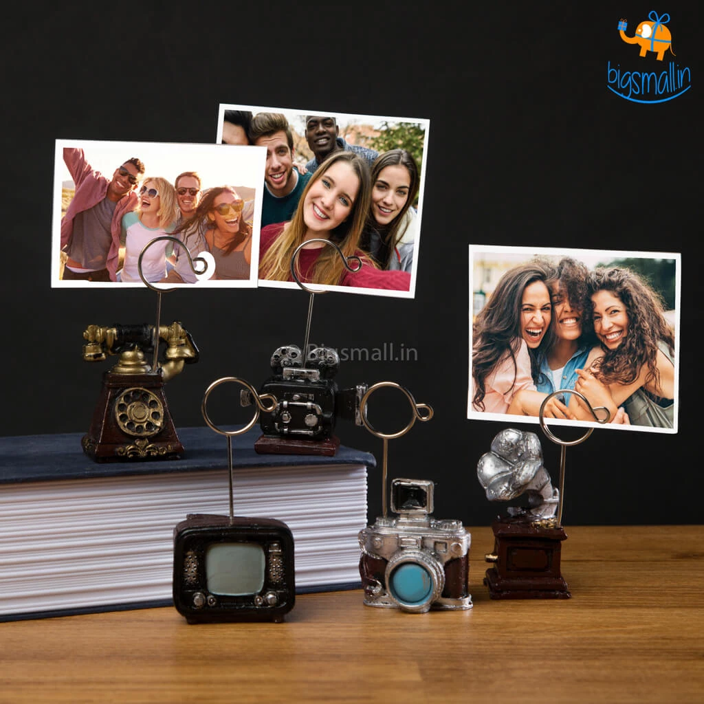 Bigsmall_hmk Vintage Photo Holders - Set Of 5 Father's Day