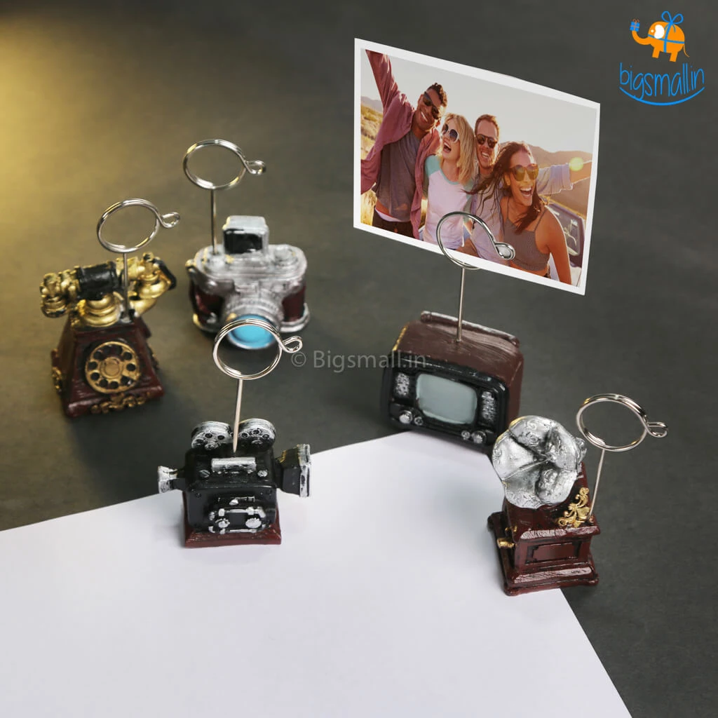 Bigsmall_hmk Vintage Photo Holders - Set Of 5 Father's Day