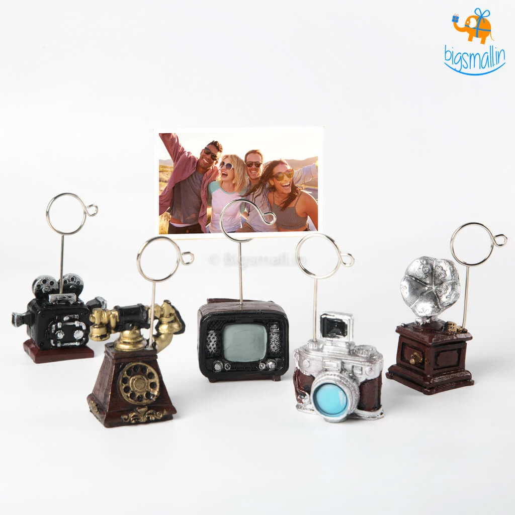 Bigsmall_hmk Vintage Photo Holders - Set Of 5 Father's Day