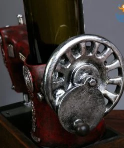 VinnyC Retro Sewing Machine Wine Bottle Holder