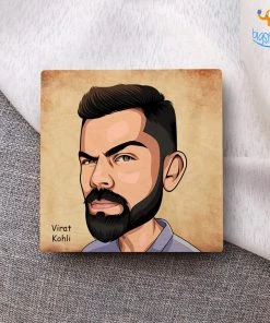 Bigsmall_cc Virat Kohli Wooden Coasters