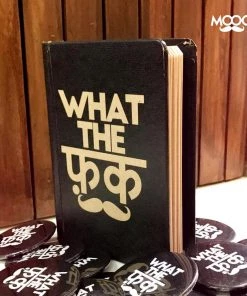 Mooch Design Studio All Of It WTF A6 Notebook With Elastic