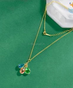 AmyLi All Of It Water Drops Necklace