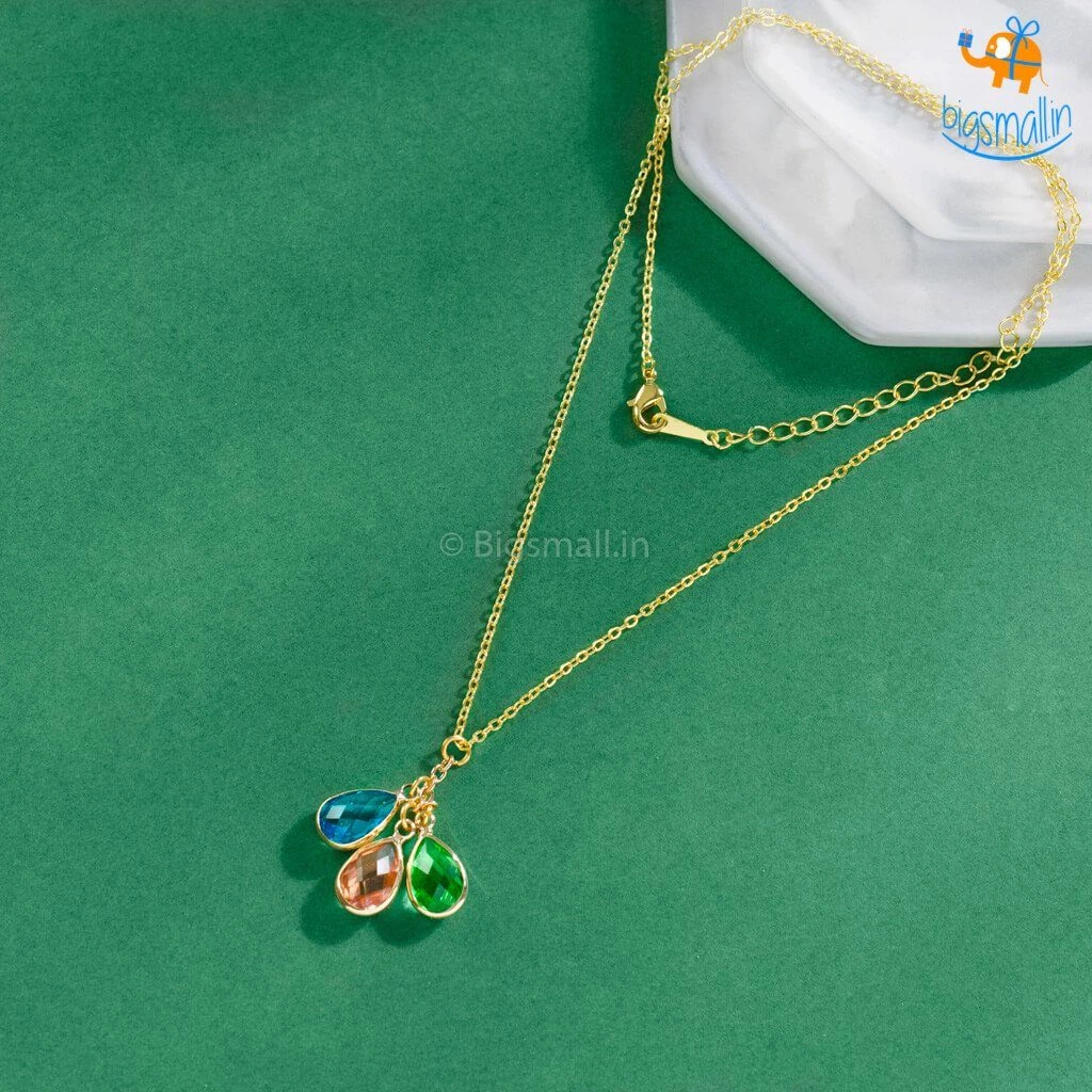 AmyLi All Of It Water Drops Necklace