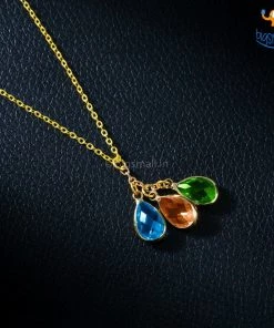 AmyLi All Of It Water Drops Necklace