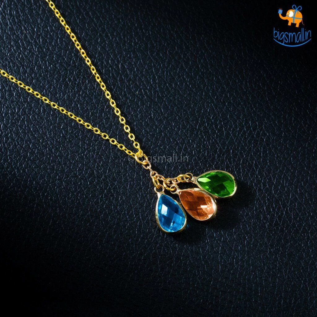 AmyLi All Of It Water Drops Necklace