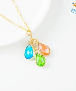 AmyLi All Of It Water Drops Necklace