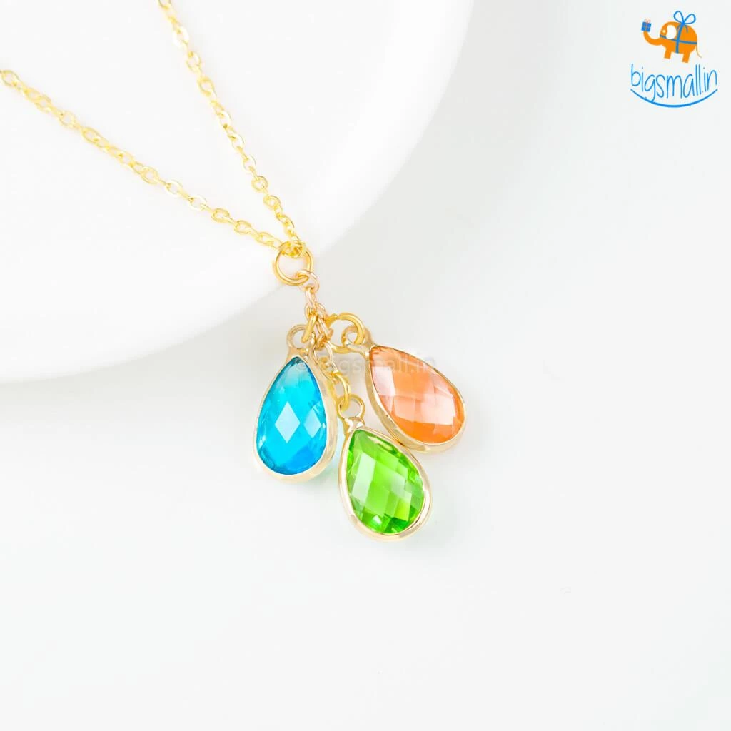 AmyLi All Of It Water Drops Necklace