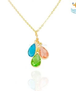 AmyLi All Of It Water Drops Necklace