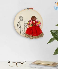 Hoop-Broideries Handmade Wedding Embroidery Hoop Art