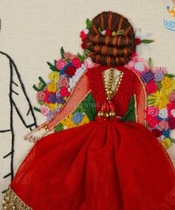 Hoop-Broideries Handmade Wedding Embroidery Hoop Art