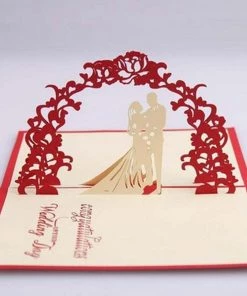 VinnyC Wedding Pop-up Card