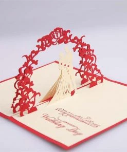 VinnyC Wedding Pop-up Card