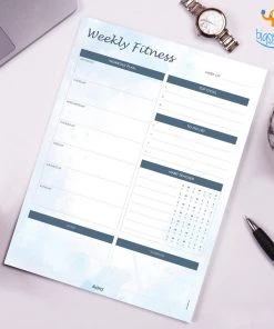 Adra Sale Fitness Planner Tear-Off Pad