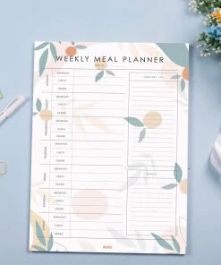 Adra Weekly Meal Planner Tear-Off Pad