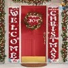 Coral Tree All Of It Christmas Banner - Set Of 3
