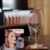 Bigsmall_cc Wine Time Wooden Coasters - Set Of 4 All Of It