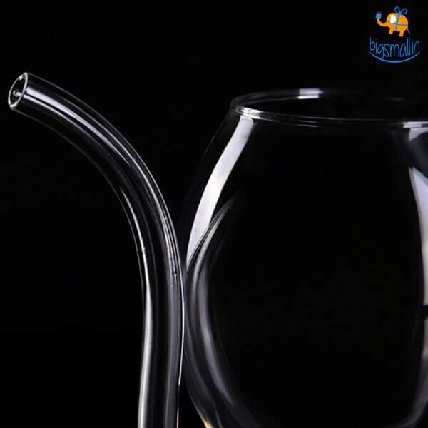 Devnow Wine Glass With Straw
