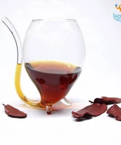 Devnow Wine Glass With Straw