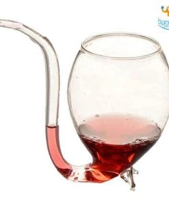 Devnow Wine Glass With Straw