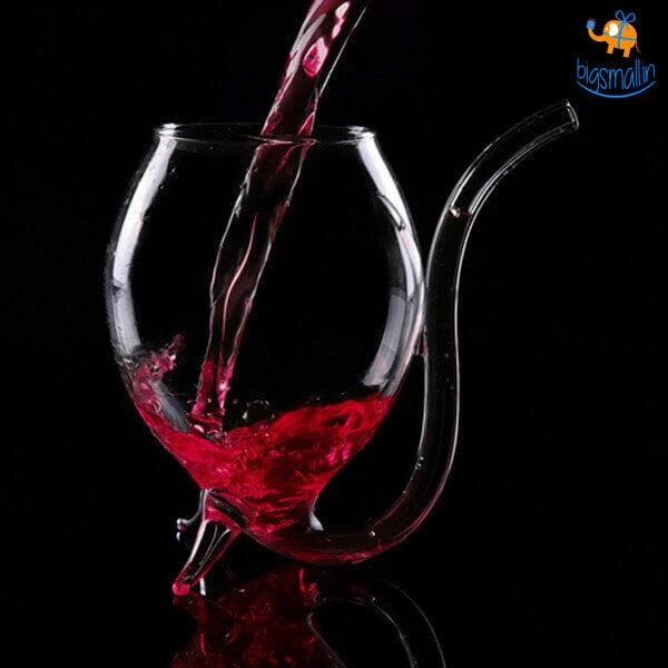 Devnow Wine Glass With Straw