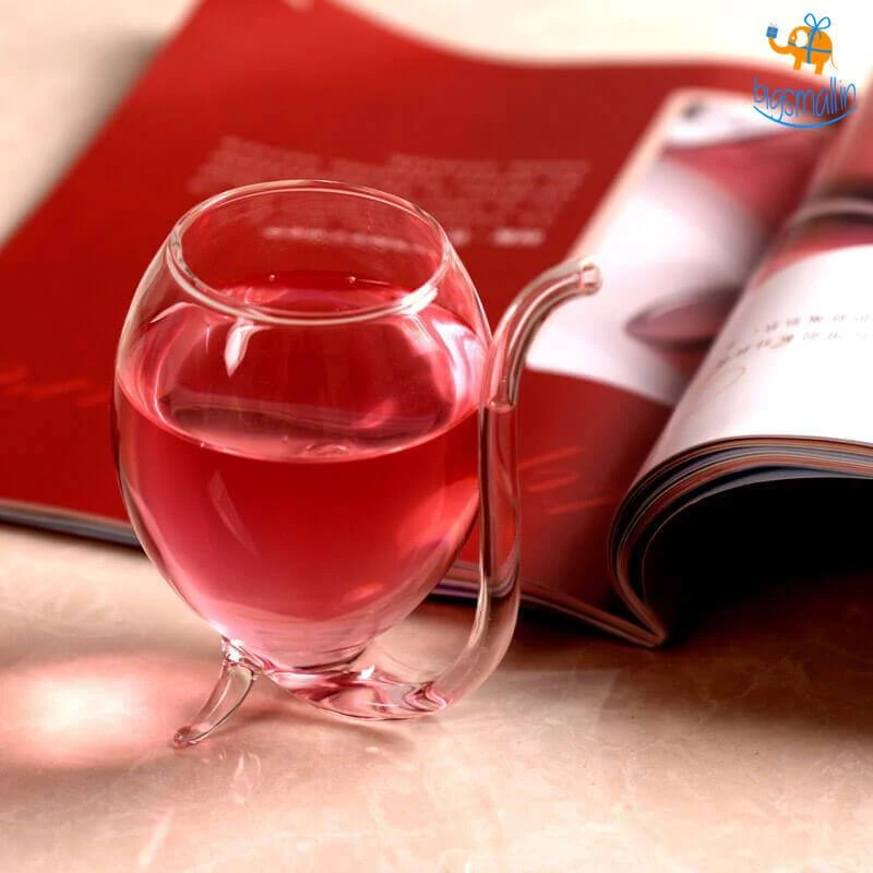 Devnow Wine Glass With Straw