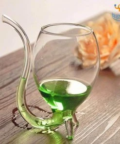 Devnow Wine Glass With Straw
