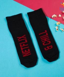 SoxyToes Father's Day Men Netflix And Chill Socks
