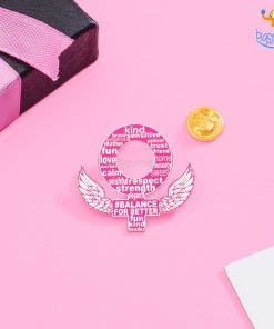 Bigsmall_piu Girl Power Lapel Pin