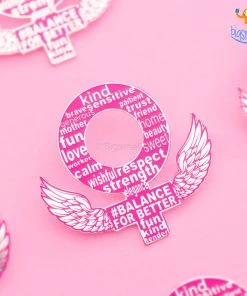 Bigsmall_piu Girl Power Lapel Pin